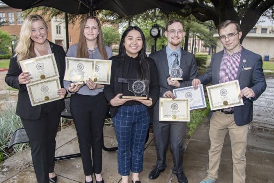 Southeastern students earn awards  at Oklahoma Intercollegiate Legislature competition Thumbnail