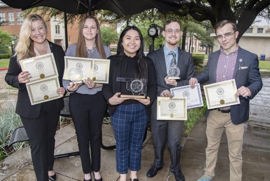 Southeastern students earn awards at Oklahoma Intercollegiate Legislature competition Thumbnail