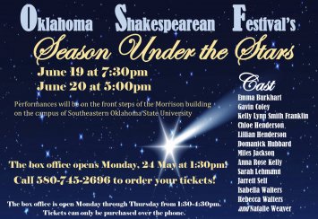 Oklahoma Shakespearean Festival’s Season Under the Stars Thumbnail