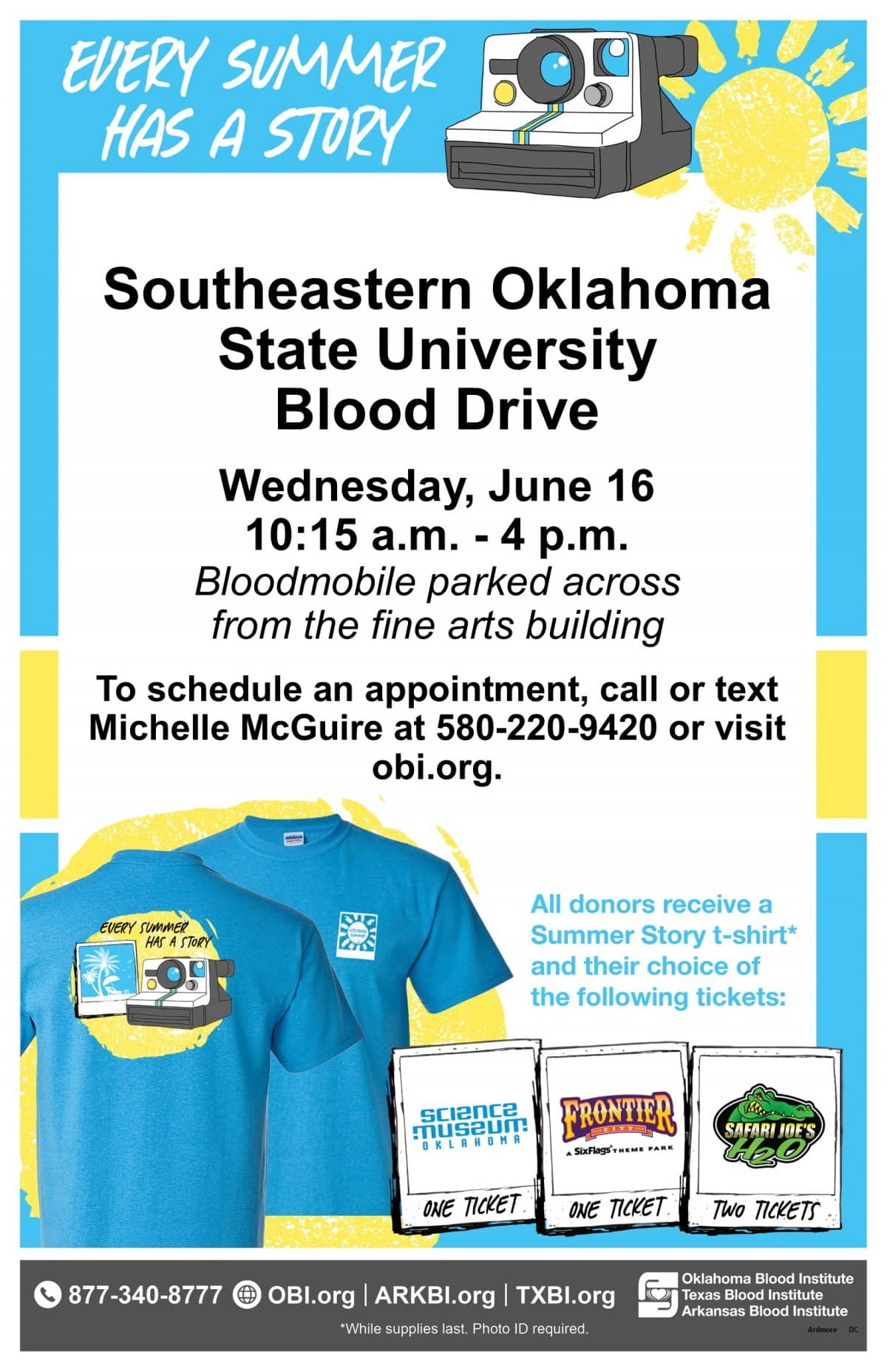 Campus Blood Drive banner