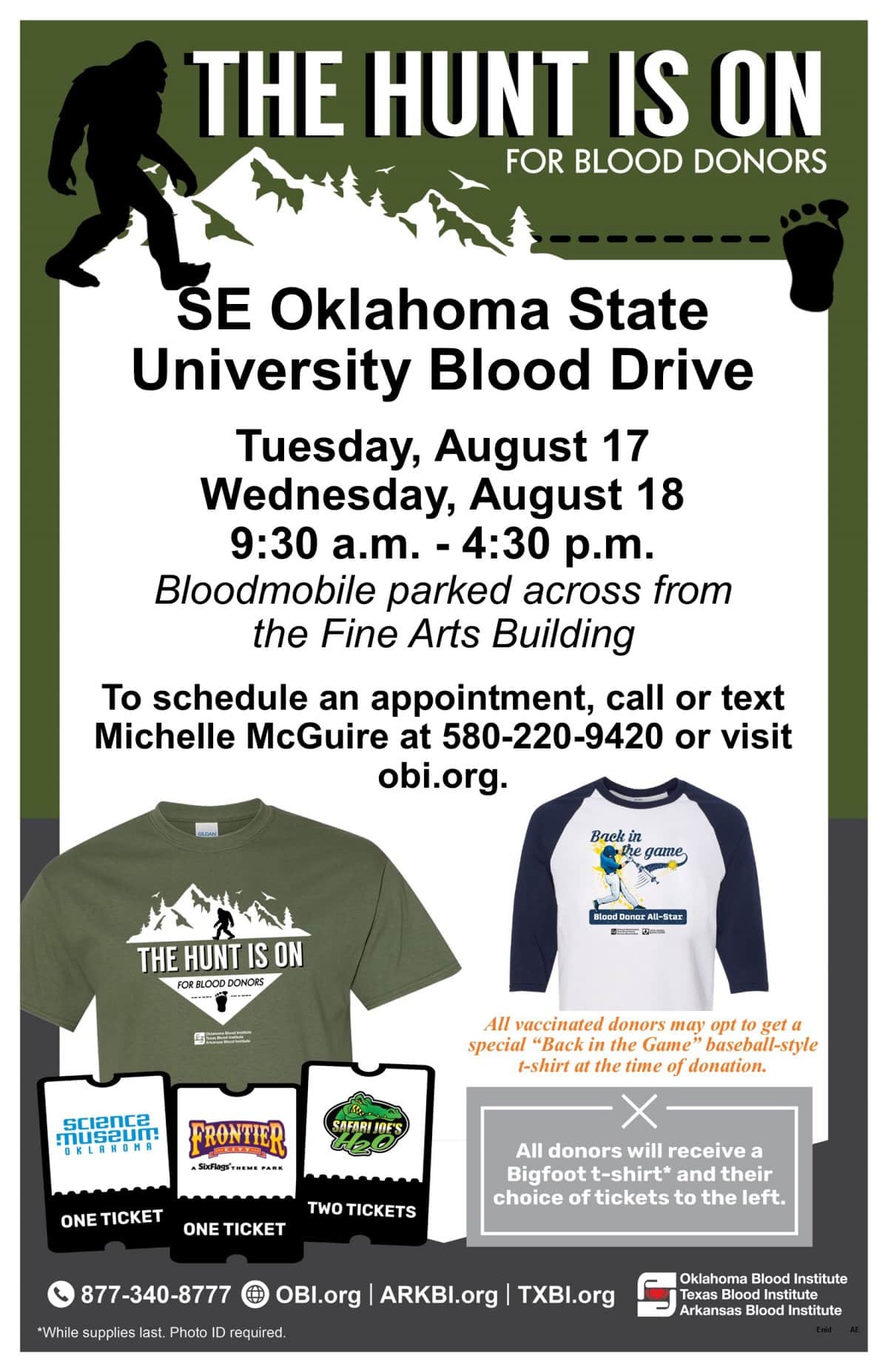 Campus Blood Drive banner