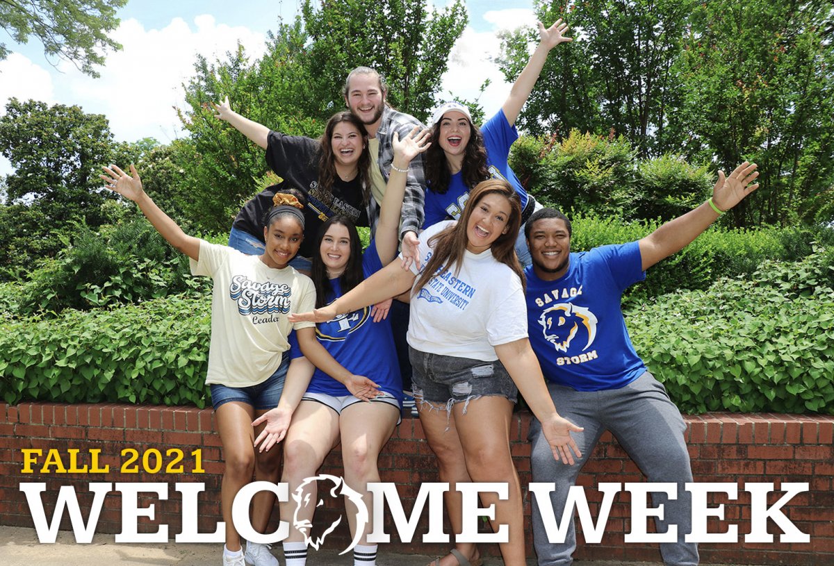 Welcome Week Fall 2021 banner
