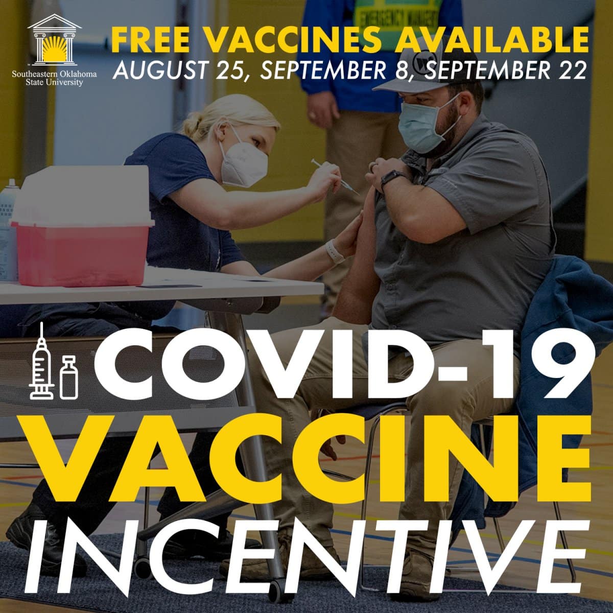 Southeastern offering incentive to students, faculty and staff who receive vaccine banner