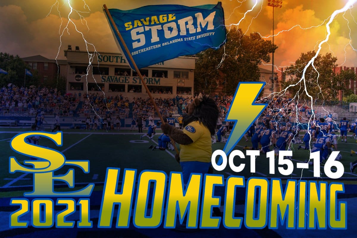 Southeastern announces schedule of activities for October Homecoming banner