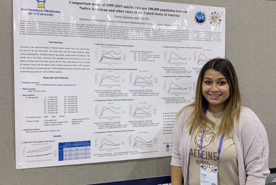 Southeastern biology major presents research project at national conference Thumbnail