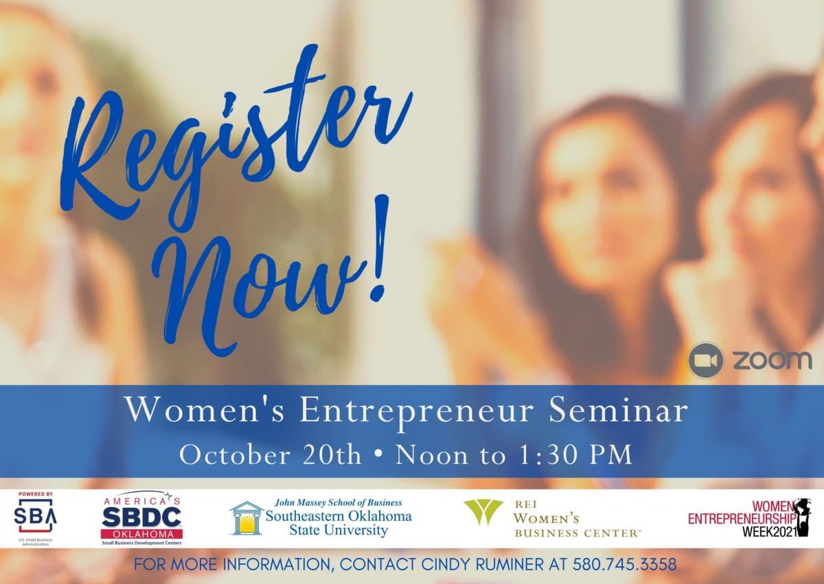Women’s Entrepreneurship Seminar banner