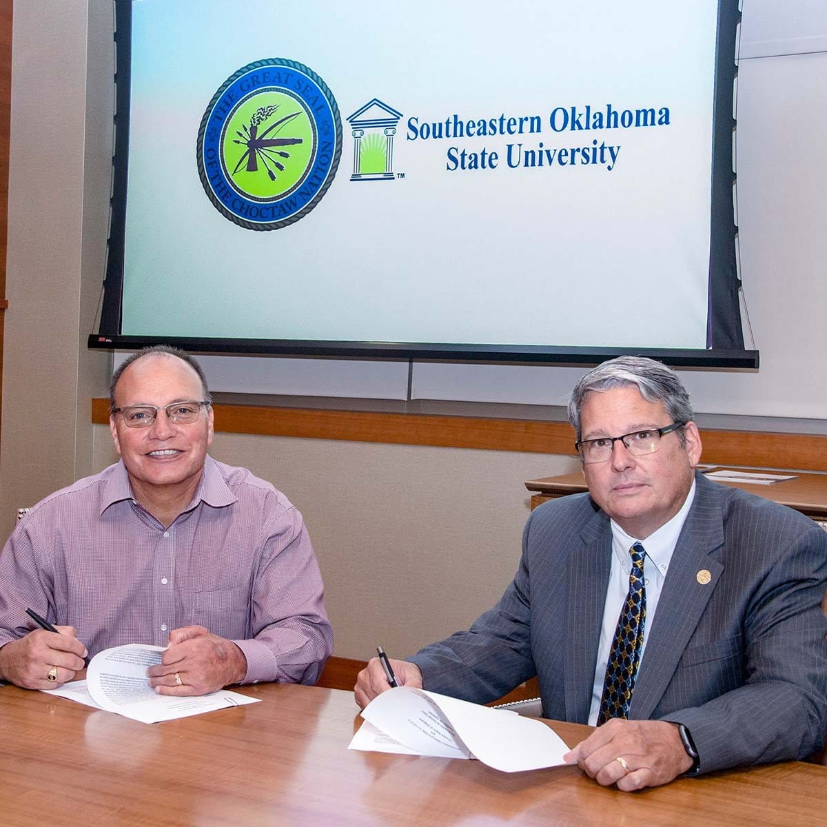 Southeastern at Choctaw Nation program established banner