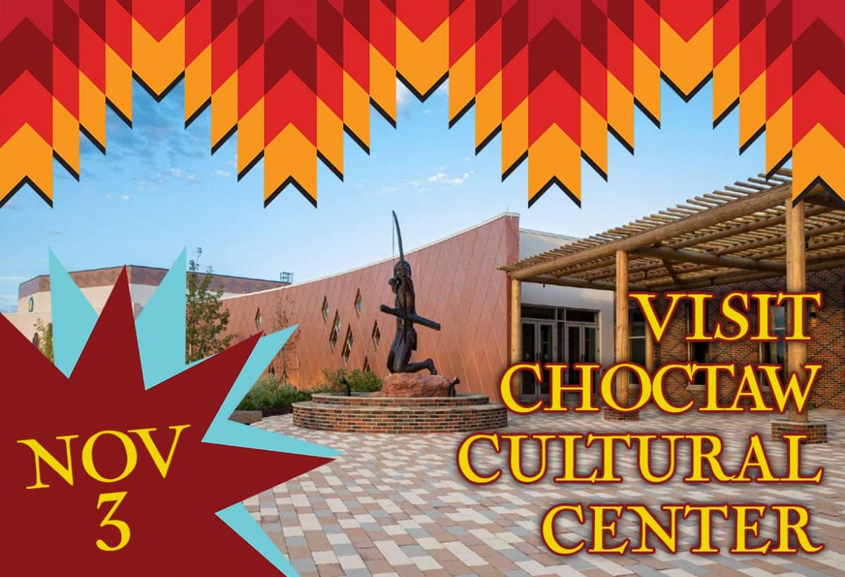 Native November – Visit Choctaw Cultural Center banner