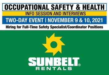 Occupational Safety & Health Info Session and Interviews – Sunbelt Rentals Thumbnail