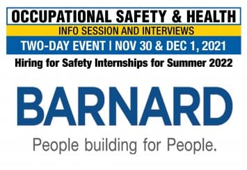 Occupational Safety & Health Info Session and Interviews – Barnard Constructions Thumbnail