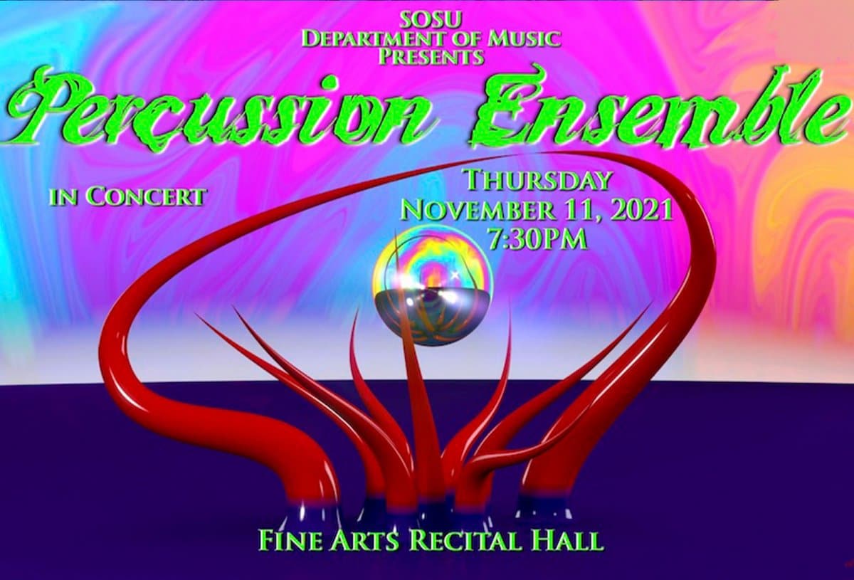 Percussion Ensemble Performance banner