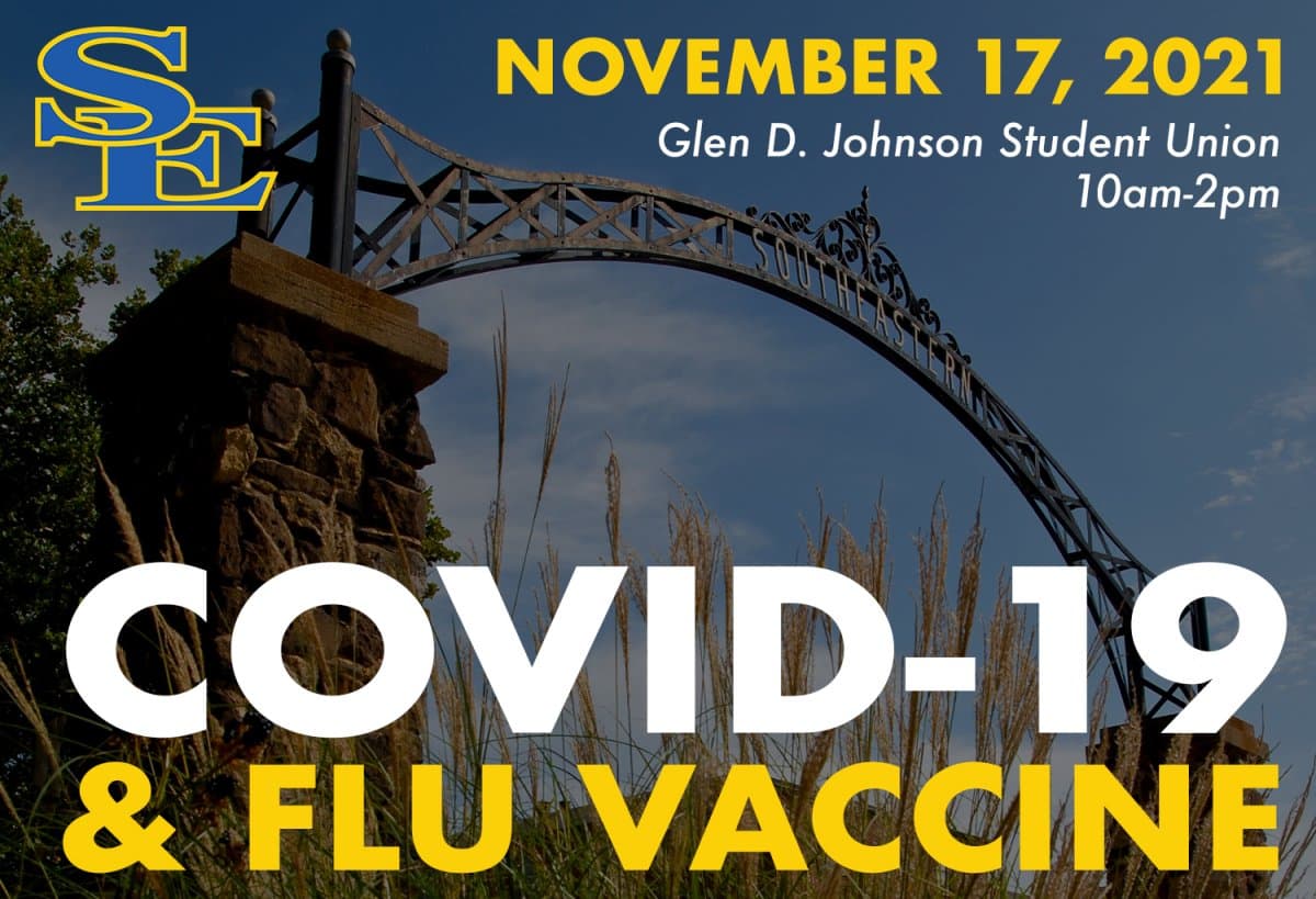 COVID-19 & Flu Vaccine Event banner